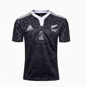 Men's Maori All Blacks 100th Anniversary Personalized Jersey