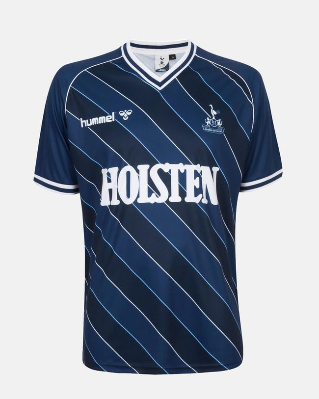 Kinder Tottenham Hotspur 1986 Auswärts Retro Hummel Trikot