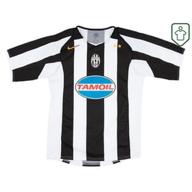 Herren Juventus 2004/05 CL Heim-Retro-Trikot