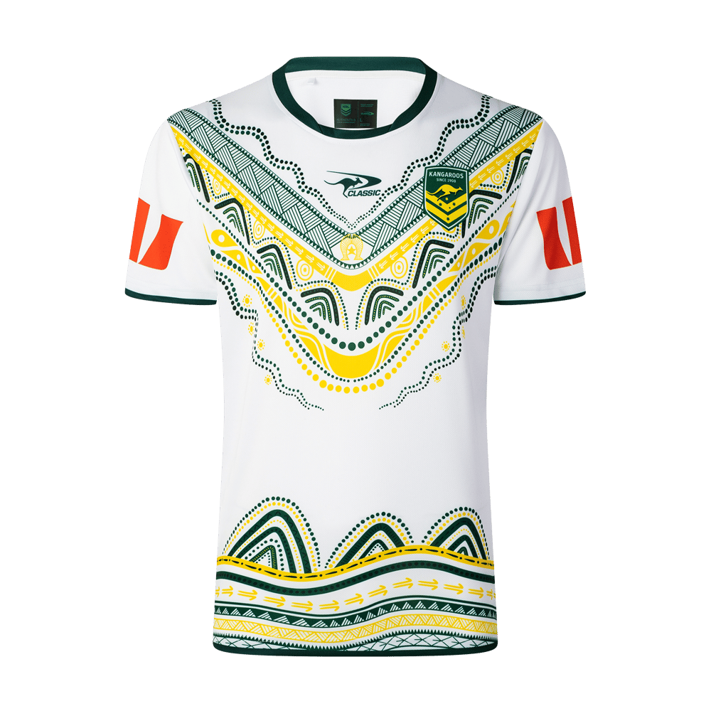 Men's Australian Kangaroos 2025/26 Third Indigenous Shirt