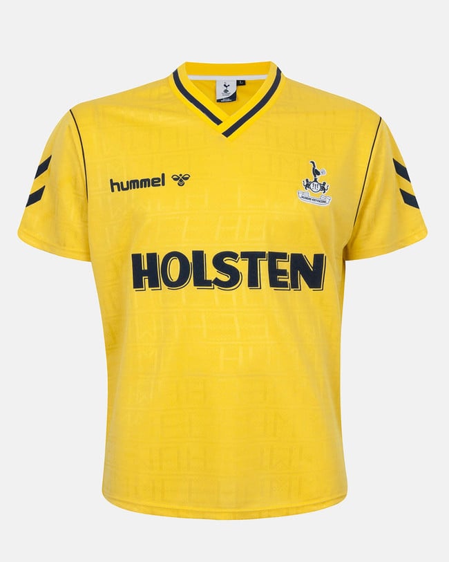 Kinder Tottenham Hotspur 1988 Auswärts Retro Hummel Trikot