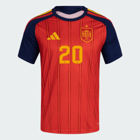 Herren Spanien 2026 Heim Authentisches WM-Trikot PEDRI #20