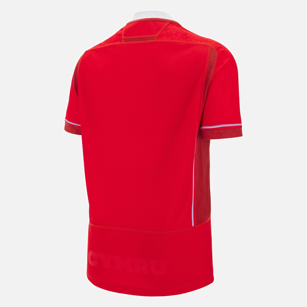 Men's Wales Rugby 2025/26 WRWC Home Shirt