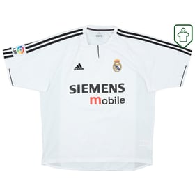 Herren Real Madrid Heim-Retro-Trikot 2003/04 Zidane #5