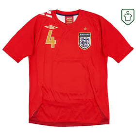 Männer England 2006/08 Auswärts Retro Shirt Gerrard #4