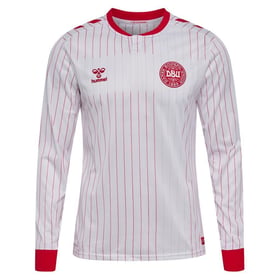 Kinder Dänemark 2026 Auswärts-WM-Langarm-Trikot