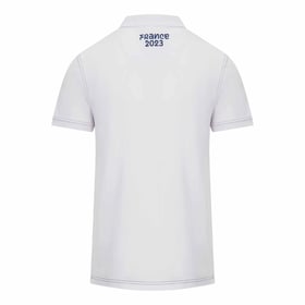 Men's France Rugby 2023 Away White Polo Shirt