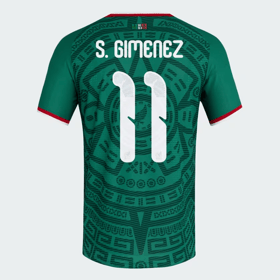 Damen Mexiko 2026 Heim Authentisches WM-Trikot S. GIMENEZ #11