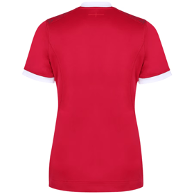 Women's England Rugby 2024/25 Third Red Roses Warm Up Shirt - Red