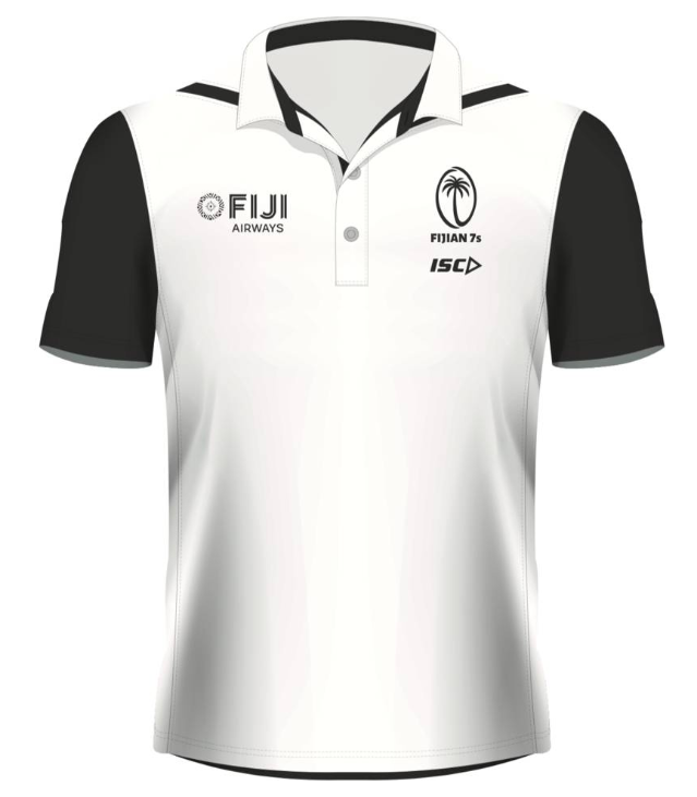Men's Fiji Rugby 2021 Polo Shirt White