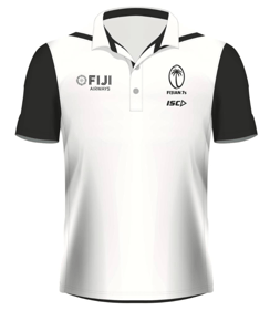 Men's Fiji Rugby 2021 Polo Shirt White