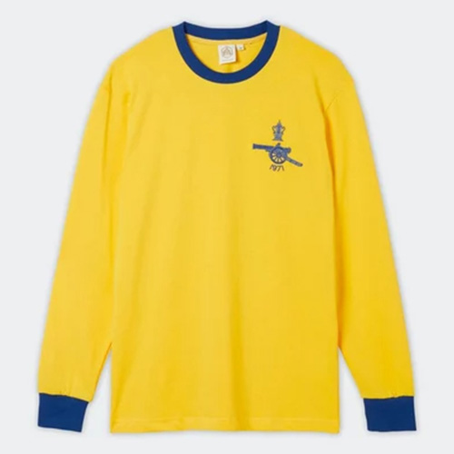Damen Arsenal 1971 Auswärts Retro Langarmtrikot