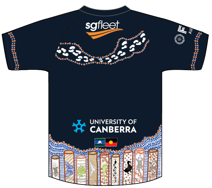 Men's ACT Brumbies 2025 Third Warm Up Shirt
