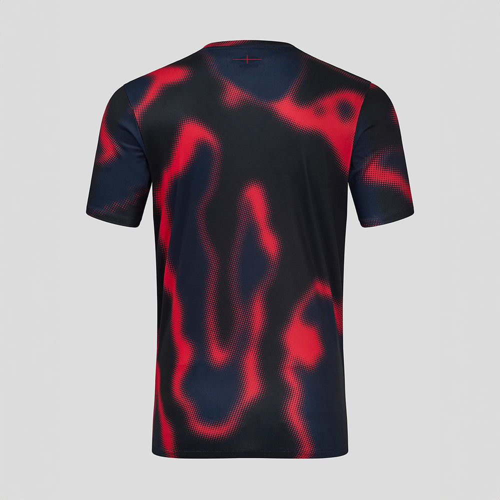 Men's England Rugby 2024/25 Third Warm Up Shirt - Heatmap
