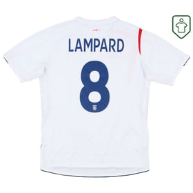 Männer England 2005/07 Heim Retro Shirt Lampard #8