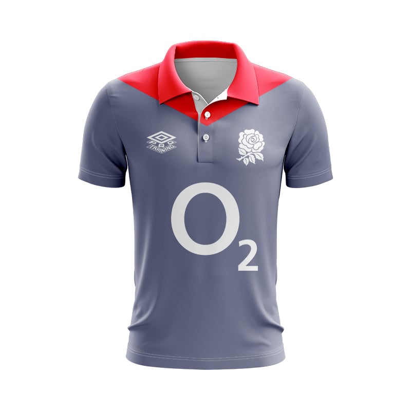 Men's England Rugby 2024/25 Away Polo Shirt