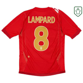 Männer England 2006/08 Auswärts Retro Shirt Lampard #8