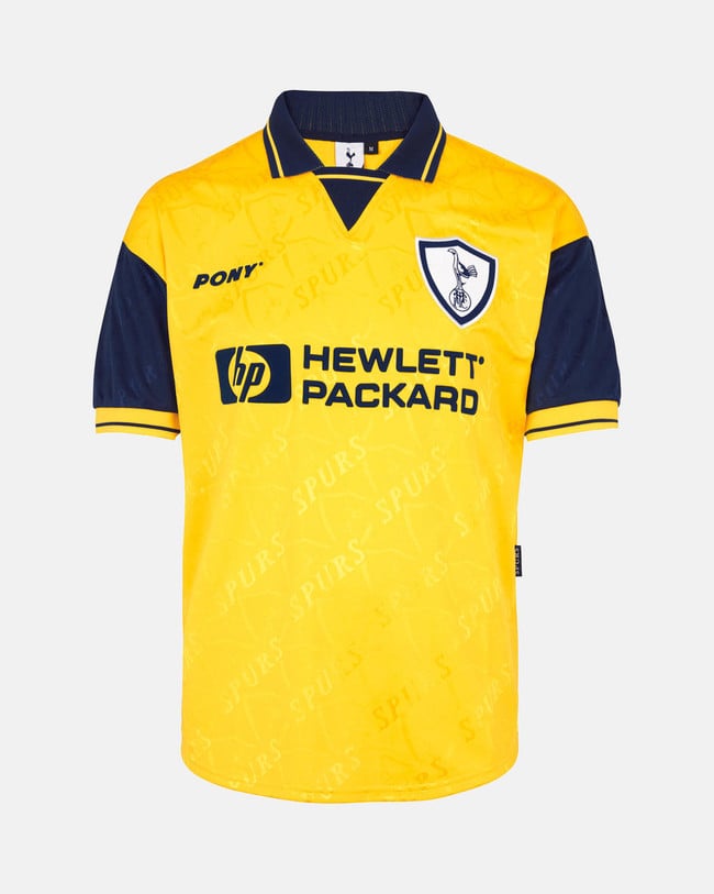 Kinder Tottenham Hotspur 1996 Auswärts Retro Pony Trikot