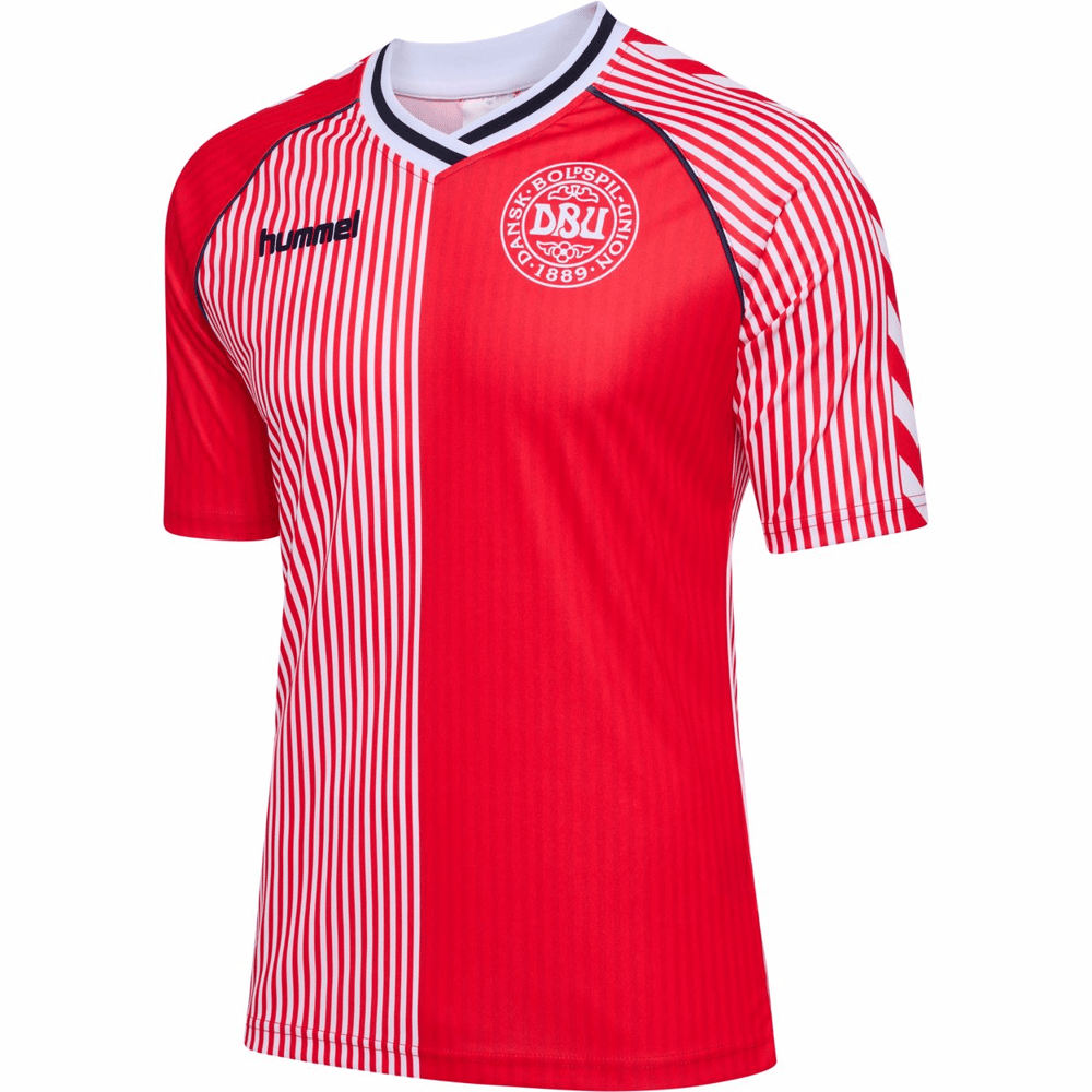 Kinder Dänemark 86 Retro Shirt - Rot