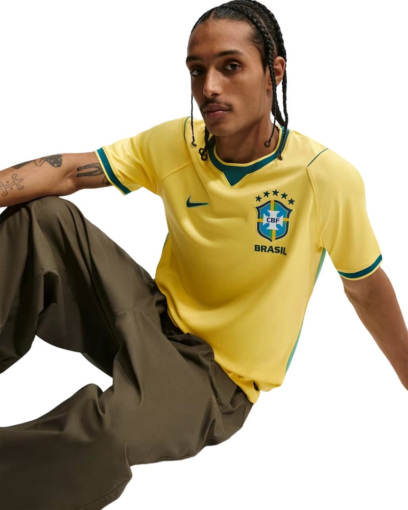Kinder Brasilien 2026 Heim-WM-Trikot