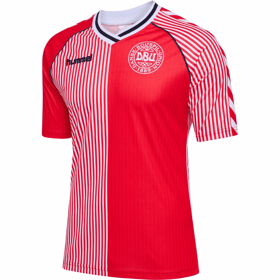 Damen Dänemark 86 Retro Shirt - Rot