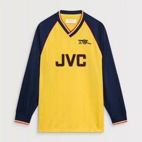 Kinder Arsenal 1988/89 Auswärts Retro Langarmtrikot