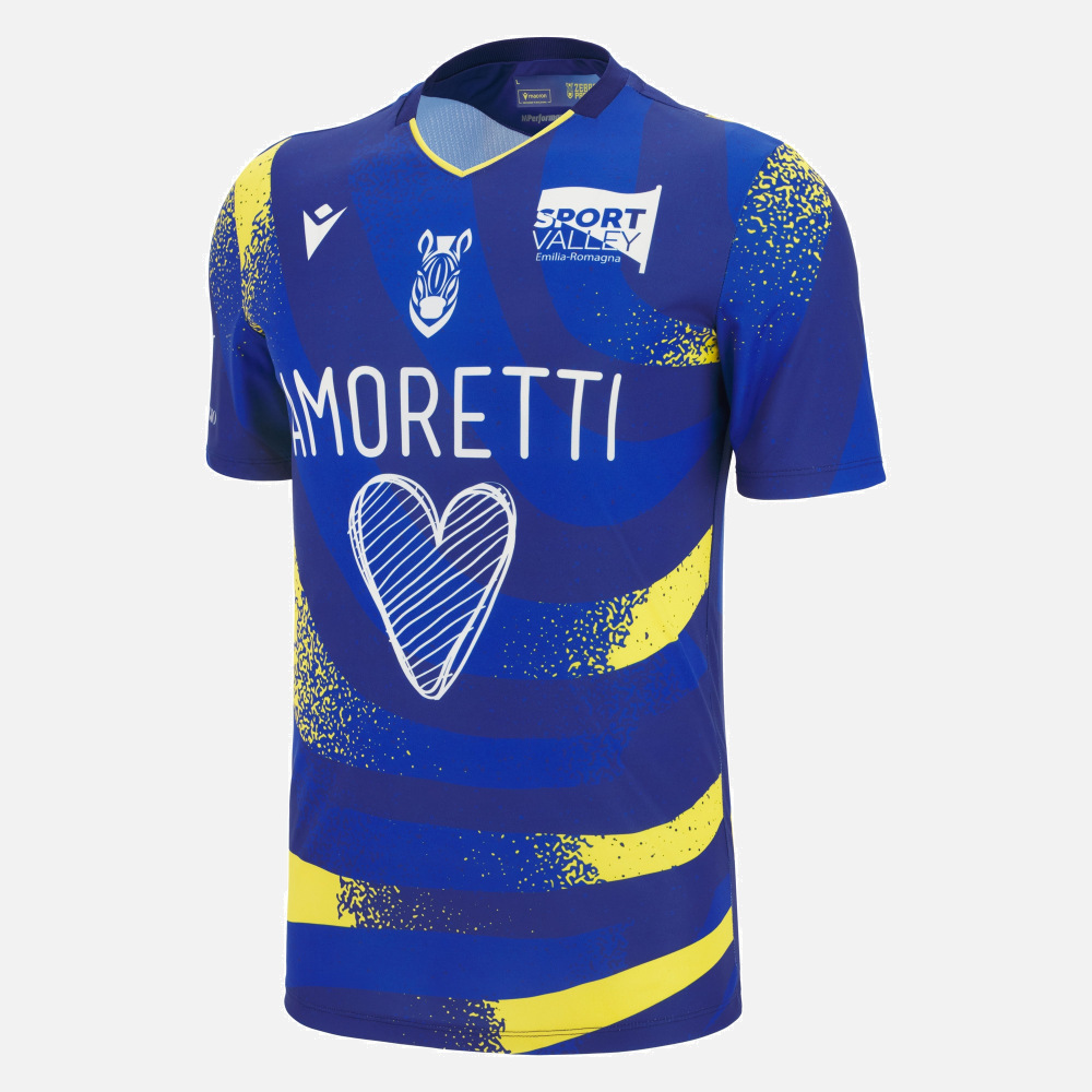 Men's Zebre Parma 2025/26 Home Shirt