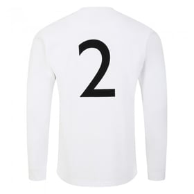Herren Fulham 1966/67 Heim Retro Langarmtrikot Nr. 2