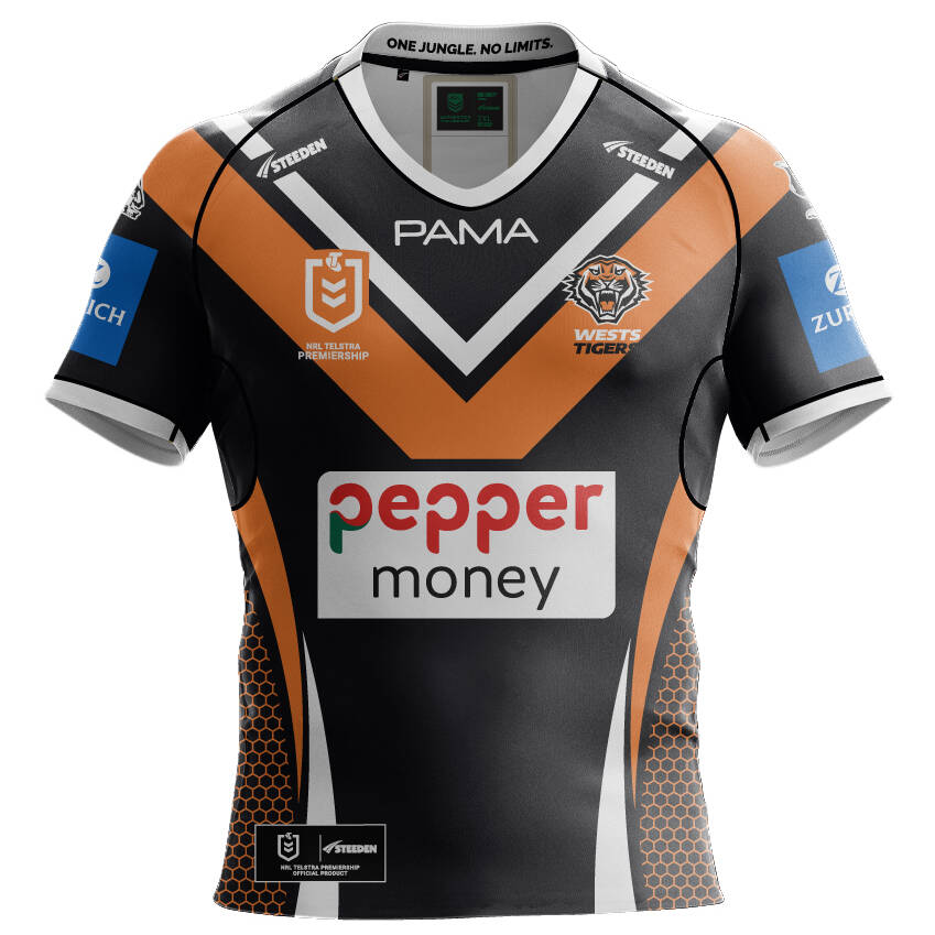 Men's Wests Tigers 2025 Home Shirt