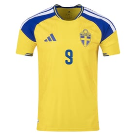 Kinder Schweden 2026 Heim Authentic Weltmeisterschaft Trikot ISAK #9