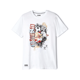 Herren Spanien 82 Retro Klassiker Paint Shirt