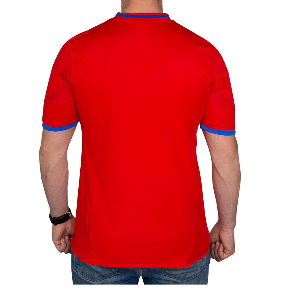 Damen Spanien 2010 Retro Weltmeisterschaft Jubiläums-Shirt - Rot