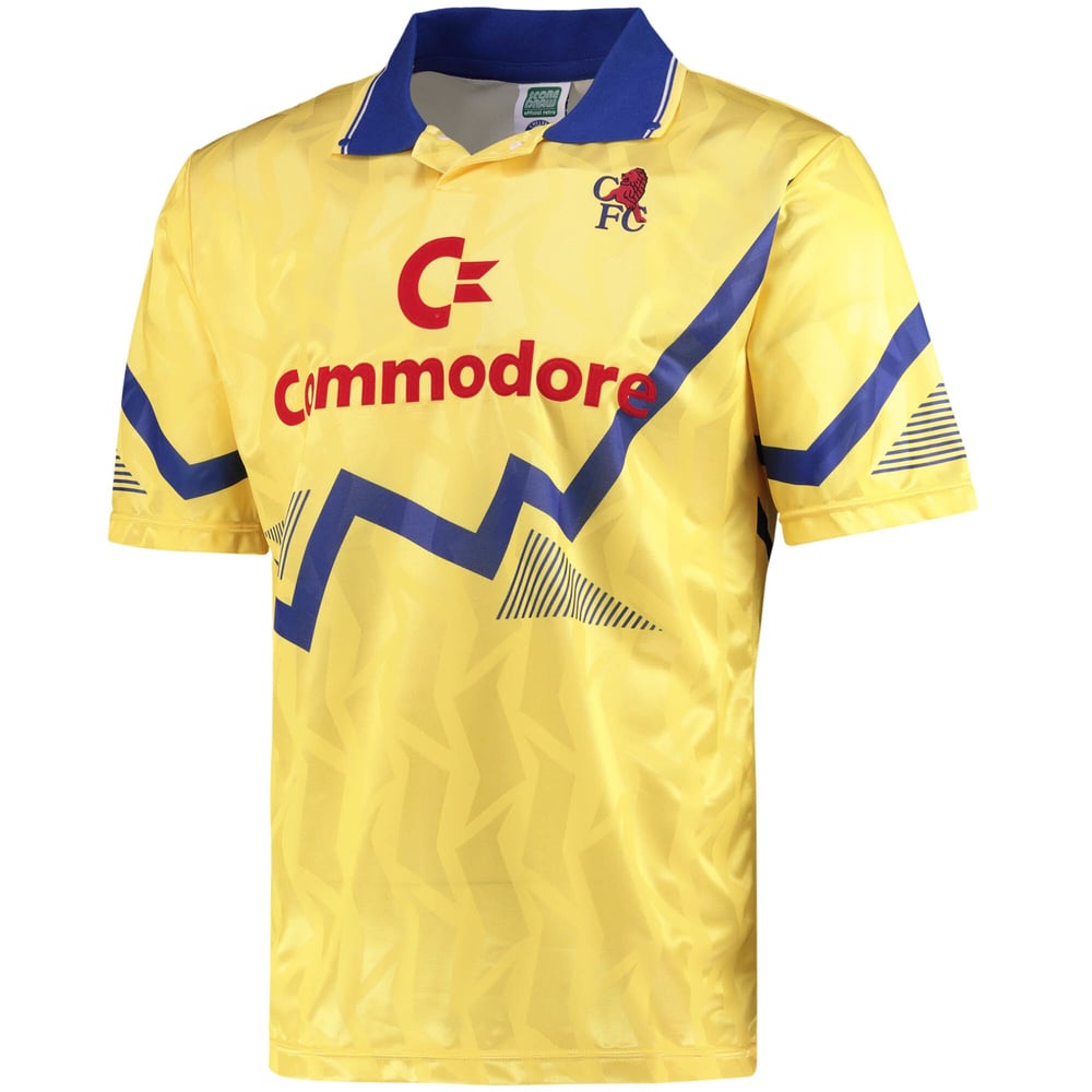 Kinder Chelsea 1990 Retro Trikot - Gelb