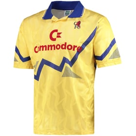 Kinder Chelsea 1990 Retro Trikot - Gelb