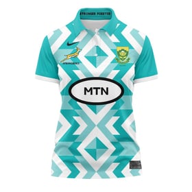 Women's South Africa Springboks 2024 Away Polo Shirt