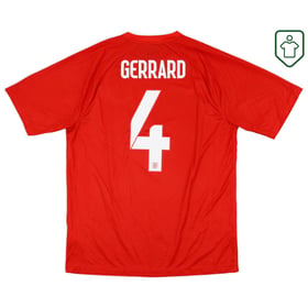 Männer England 2014/15 Auswärts Retro Shirt Gerrard #4
