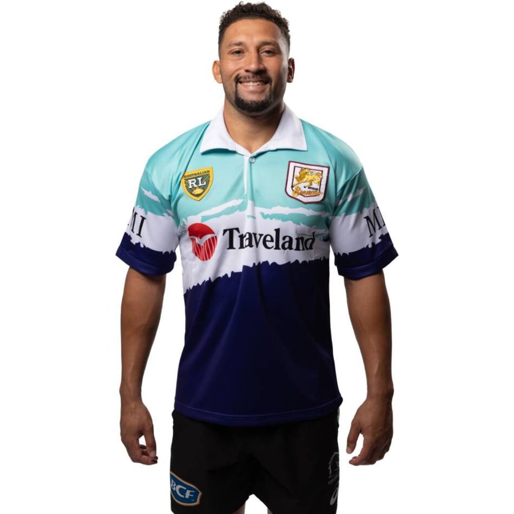 Men's Brisbane Broncos 1995 World Sevens Retro Shirt