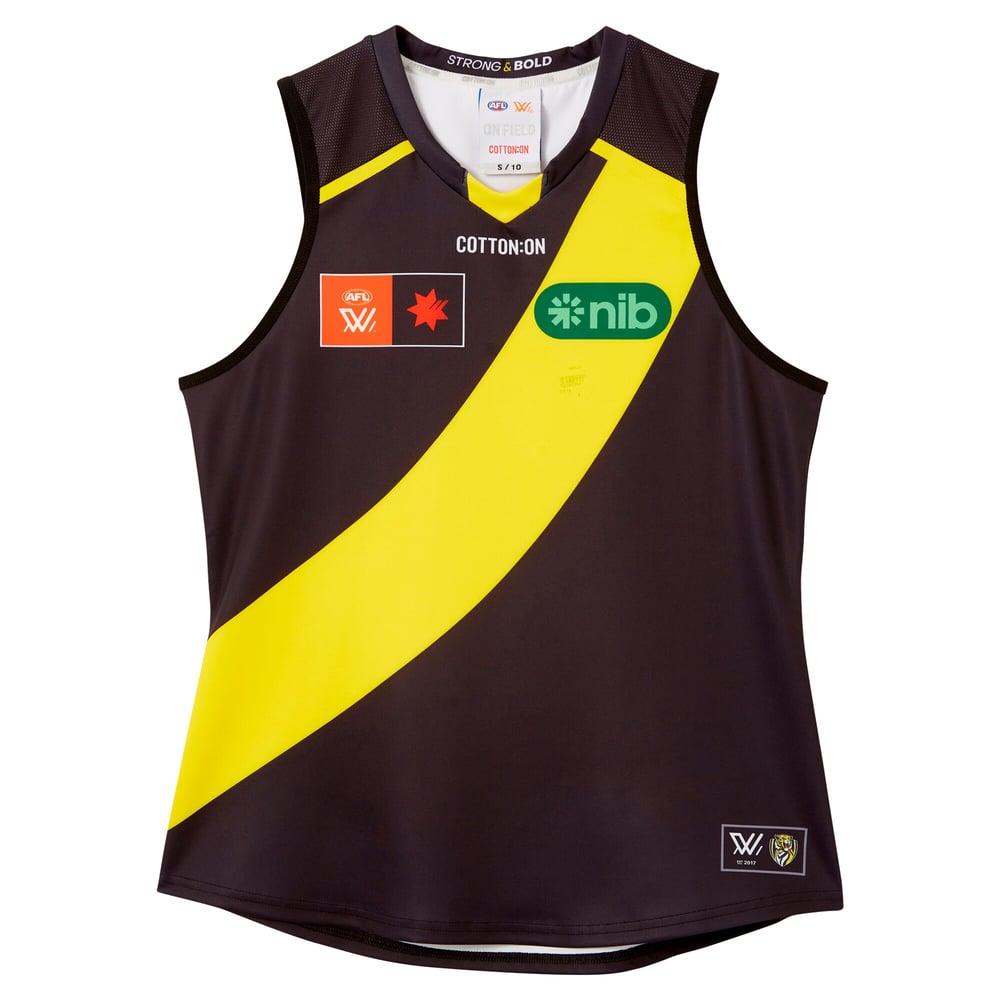 Men's Richmond Tigers 2024 Third AFLW S9 Retail Guernsey