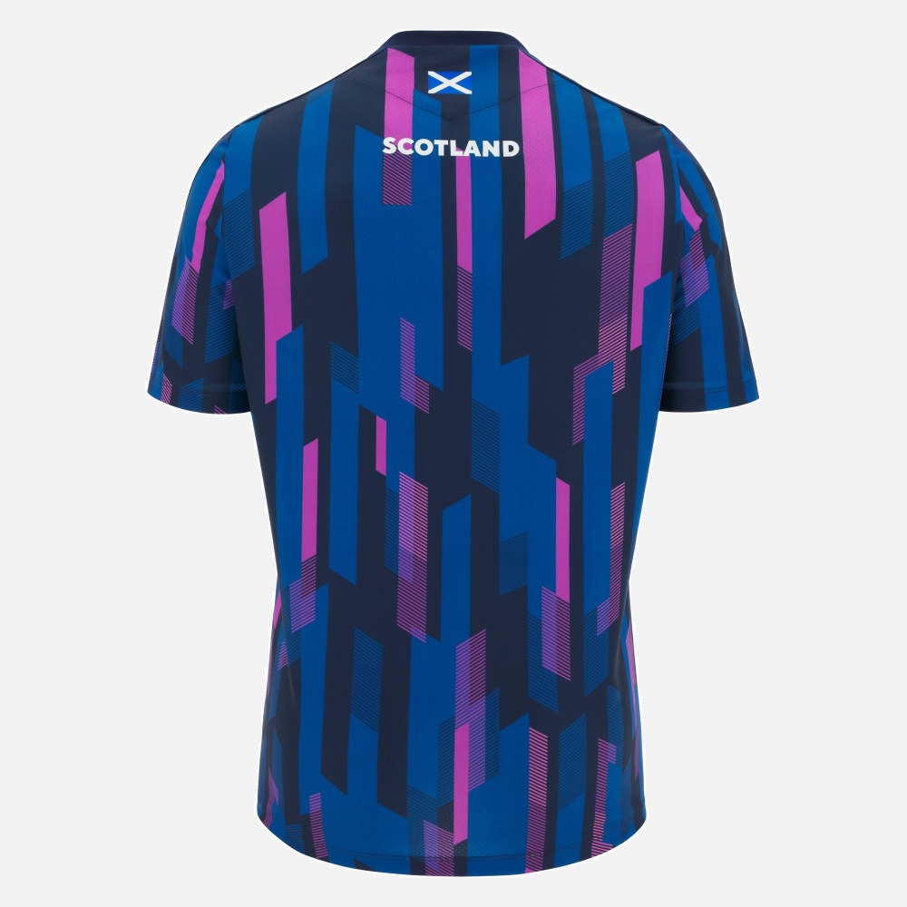 Men's Scotland Rugby 2025/26 Third Warm Up Gym Shirt