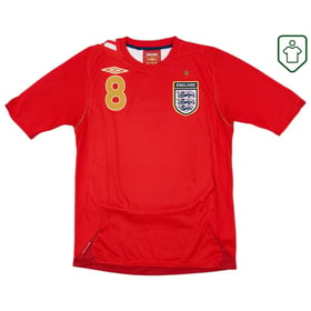 Männer England 2006/08 Auswärts Retro Shirt Lampard #8