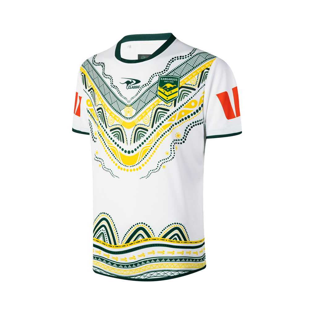 Men's Australian Kangaroos 2025/26 Third Indigenous Shirt