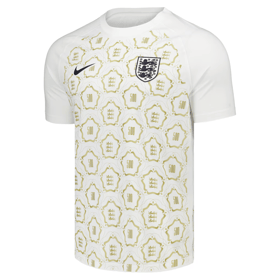 Damen England Lionesses 500-jähriges Jubiläum Pre-Match-Trikot – Weiß