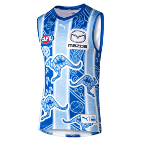 Women's North Melbourne Kangaroos 2024 Third Indigenous Guernsey