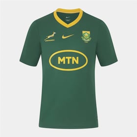 Men's South Africa Springboks 2023 Third Green&Gold Fan Shirt