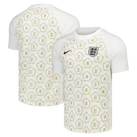 Damen England Lionesses 500-jähriges Jubiläum Pre-Match-Trikot – Weiß