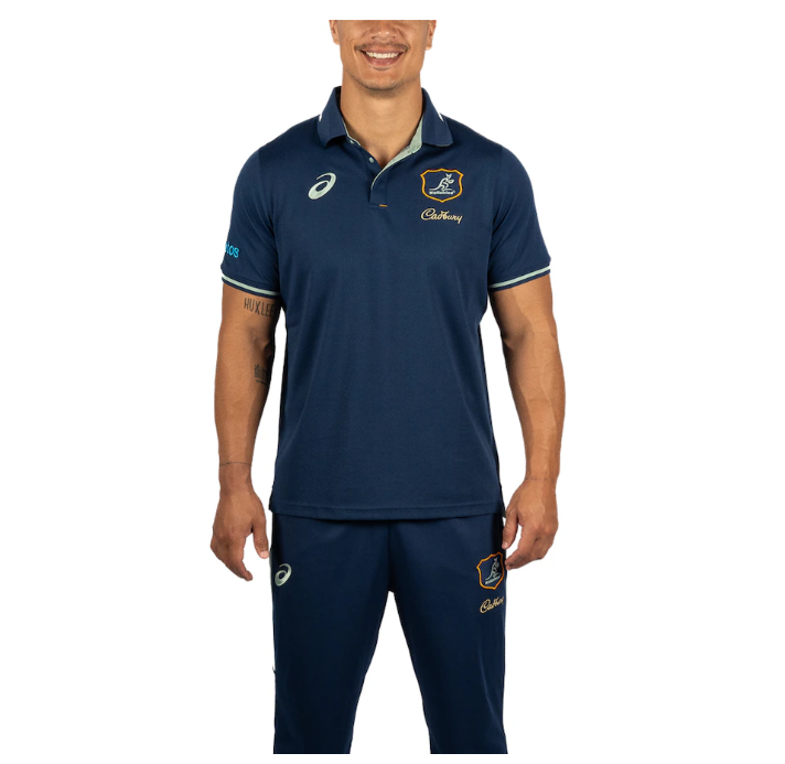 Men's Australian Wallabies 2024 Third Media Polo Shirt
