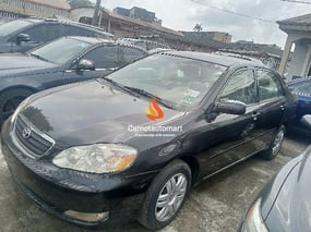 BLACK TOYOTA COROLLA LE 2007