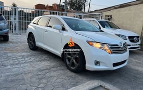 FOREIGN USED WHITE TOYOTA VENZA 2012