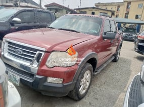 RED FORD EXPLORER SPORT TRAC XLT 2008