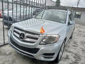 SILVER MERCEDES BENZ GLK350 2013